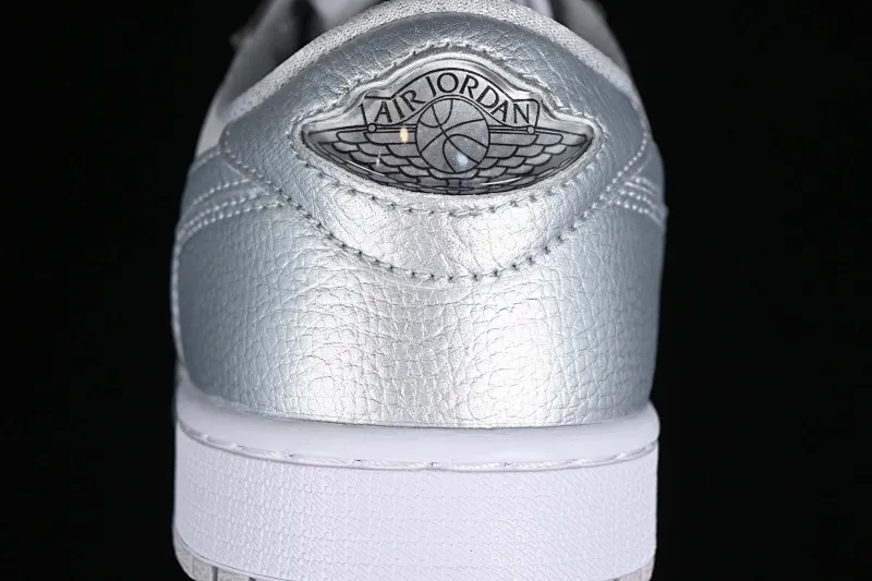 All categories Air Jordan Jordan series basketball shoes Air Jordan 1 Low Z version Air Jordan 1 Low AJ1 Joe 1 gray silver low-top cultural casual sneakers CZ0790-002